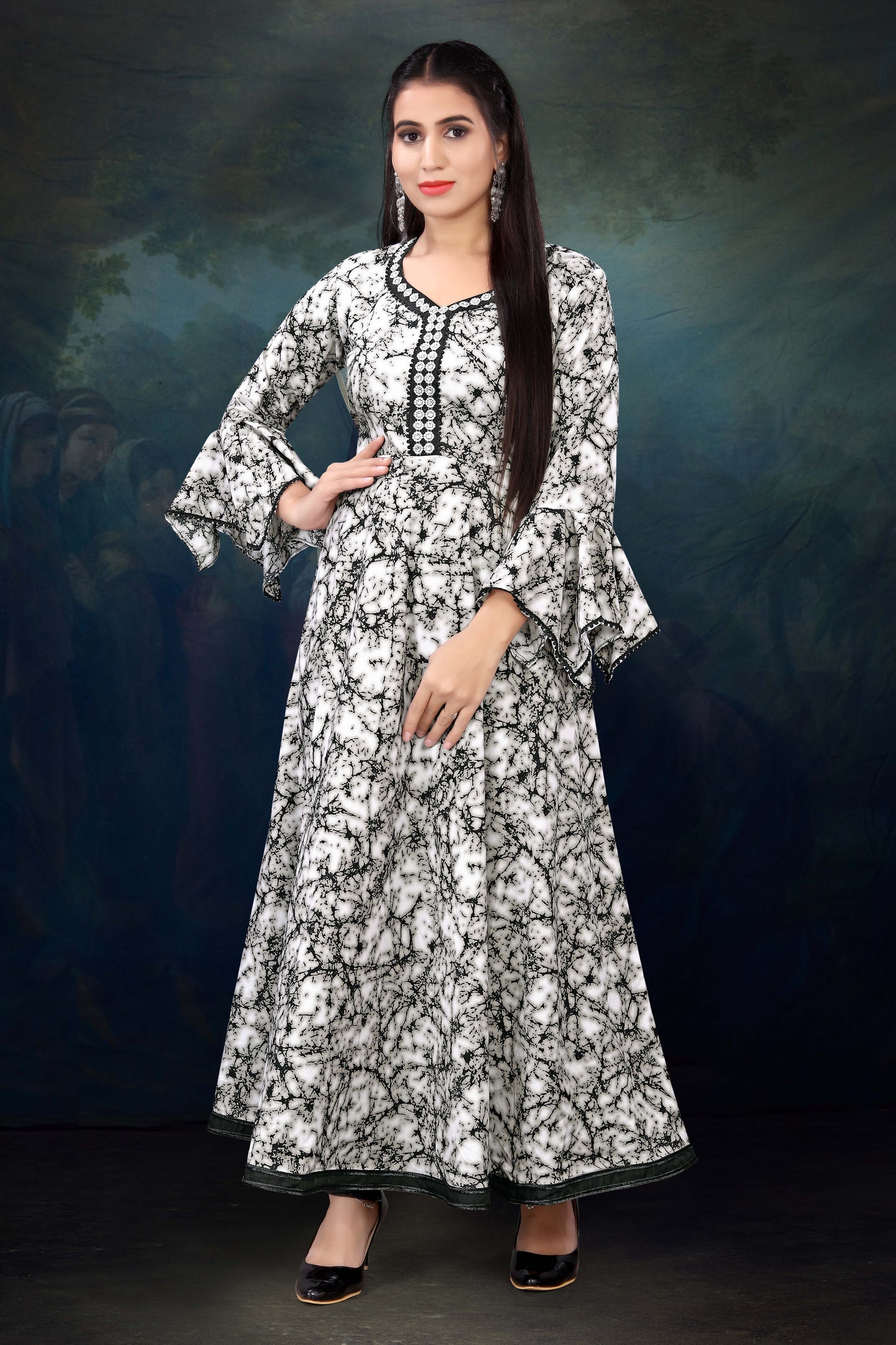 DAILY WEAR LONG LASTING CREPE GOWN