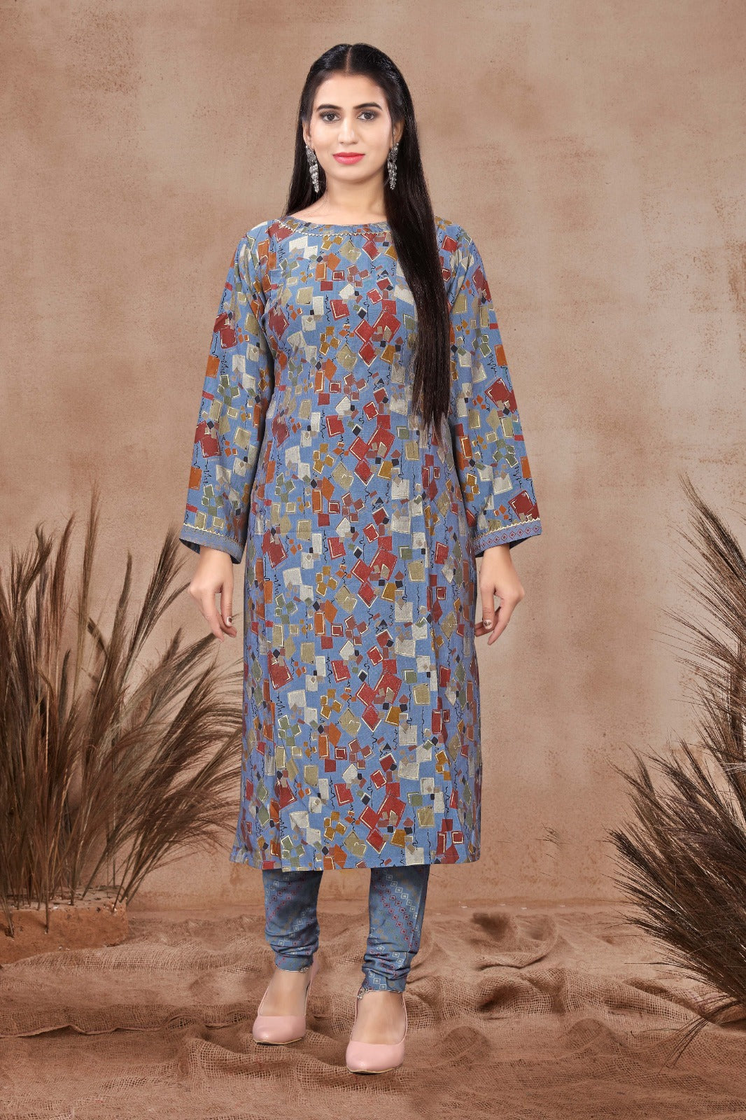 FORMAL RAYON CHURIDAAR SUIT