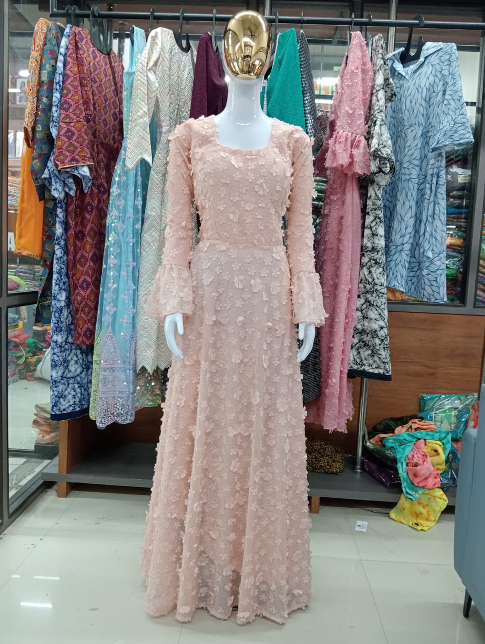 MKG5 FLORAL-DOLL GOWN