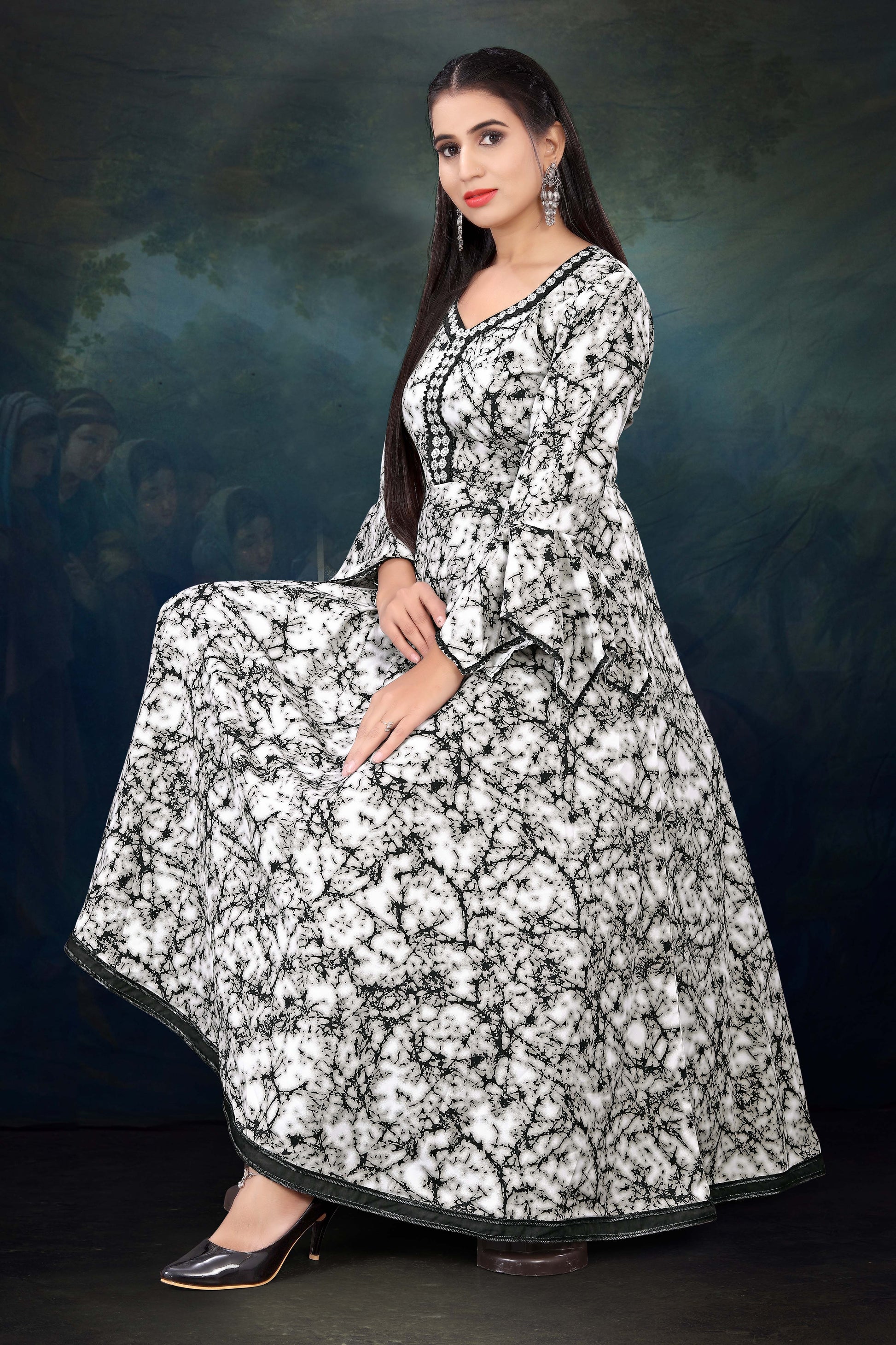 DAILY WEAR LONG LASTING CREPE GOWN